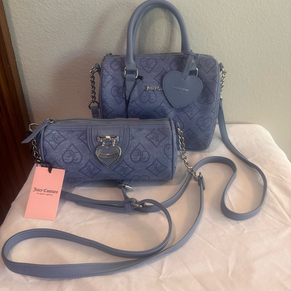 Juicy Couture precious moments satchel set